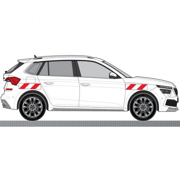 Kit Rouge-Blanc CL. B Standard – SKODA Kamiq (2019) – Image 2